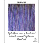 Load image into Gallery viewer, Stardust-Eight different shades of lavender and lilac with medium &amp; light brown blended roots

