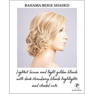 Stella by Ellen Wille in Bahama Beige Shaded-Lightest brown and light golden blonde with dark strawberry blonde highlights and shaded roots