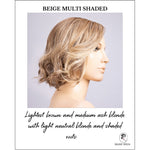 Load image into Gallery viewer, Stella by Ellen Wille in Beige Multi Shaded-Lightest brown and medium ash blonde with light neutral blonde and shaded roots
