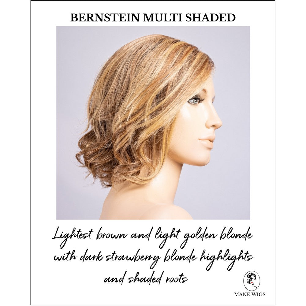 Stella by Ellen Wille in Bernstein Multi Shaded-Lightest brown and light golden blonde with dark strawberry blonde highlights and shaded roots