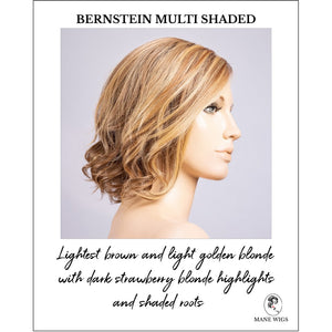 Stella by Ellen Wille in Bernstein Multi Shaded-Lightest brown and light golden blonde with dark strawberry blonde highlights and shaded roots