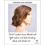 Load image into Gallery viewer, Stella by Ellen Wille in Chocolate Shaded-Dark &amp; medium brown blended with light auburn and dark strawberry blonde with shaded roots
