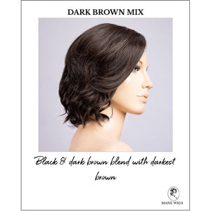 Stella by Ellen Wille in Dark Brown Mix-Black & dark brown blend with darkest brown