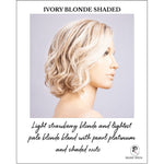 Load image into Gallery viewer, Stella by Ellen Wille in Ivory Blonde Shaded-Light strawberry blonde and lightest pale blonde blend with pearl platinum and shaded roots
