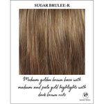 Load image into Gallery viewer, Sugar Brulee-R-Medium golden brown base with medium and pale gold highlights with dark brown roots
