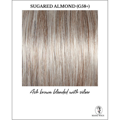 Sugared Almond (G58+)-Ash brown blended with silver