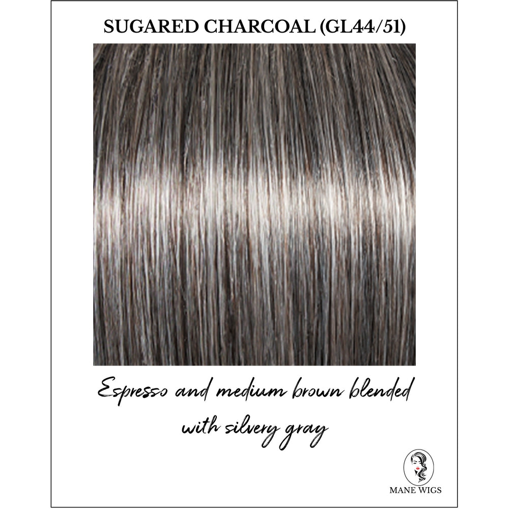 Sugared Charcoal (GL44/51)-Espresso and medium brown blended with silvery gray