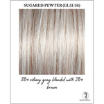 Load image into Gallery viewer, Sugared Pewter (GL51/56)-80% silvery gray blended with 20% brown
