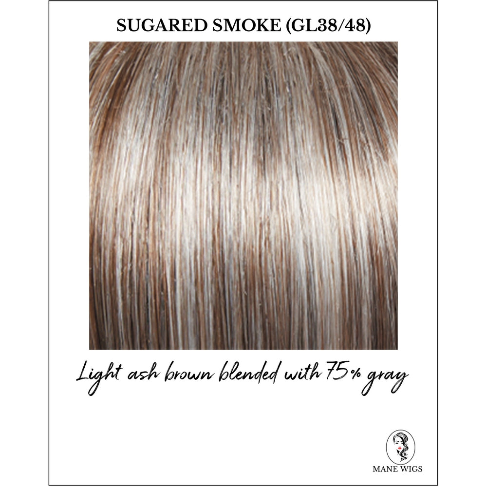 Sugared Smoke (GL38/48)-Light ash brown blended with 75% gray