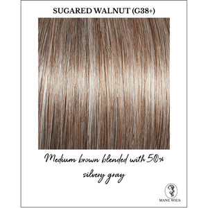 Sugared Walnut (G38+)-Medium brown blended with 50% silvery gray