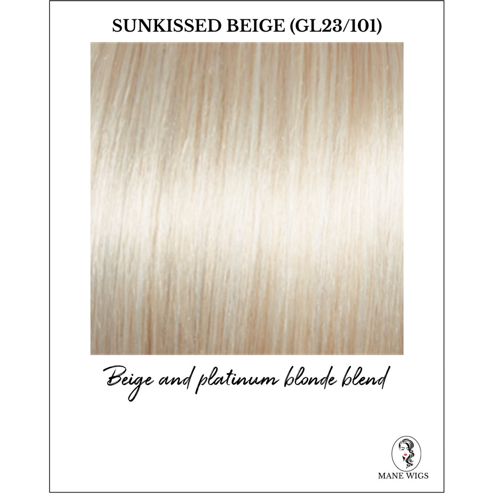 Sunkissed Beige (GL23/101)-Beige and platinum blonde blend