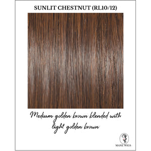 Sunlit Chestnut (RL10/12)-Medium golden brown blended with light golden brown