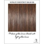 Load image into Gallery viewer, Sunlit Chestnut (RL10/12)-Medium golden brown blended with light golden brown
