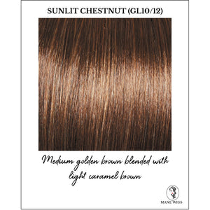 Sunlit Chestnut (GL10/12)-Medium golden brown blended with light caramel brown