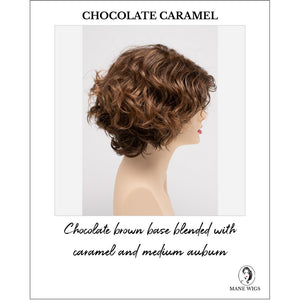 Suzi by Envy in Chocolate Caramel-Chocolate brown base blended with caramel and medium auburn