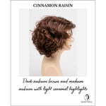Load image into Gallery viewer, Suzi by Envy in Cinnamon Raisin-Dark auburn brown and medium auburn with light caramel highlights
