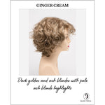 Load image into Gallery viewer, Suzi by Envy in Ginger Cream-Dark golden and ash blondes with pale ash blonde highlights
