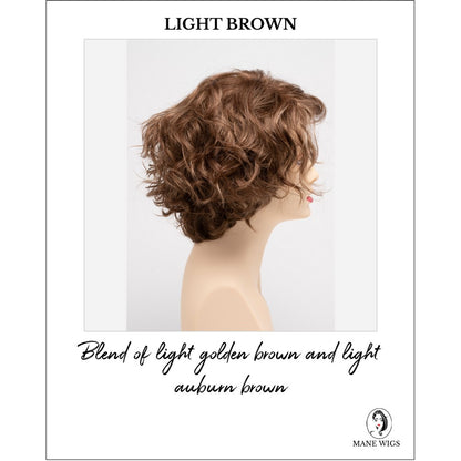 Suzi by Envy in Light Brown-Blend of light golden brown and light auburn brown