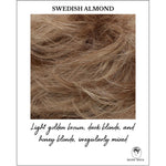 Load image into Gallery viewer, Swedish Almond-Light golden brown, dark blonde, and honey blonde, irregularly mixed
