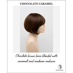 Load image into Gallery viewer, Tandi By Envy in Chocolate Caramel-Chocolate brown base blended with caramel and medium auburn
