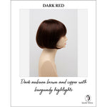 Load image into Gallery viewer, Tandi By Envy in Dark Red-Dark auburn brown and copper with burgundy highlights
