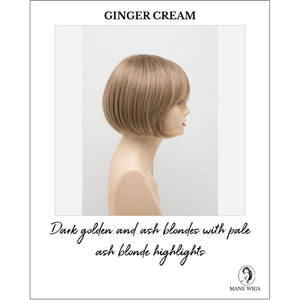 Tandi By Envy in Ginger Cream-Dark golden and ash blondes with pale ash blonde highlights