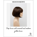Load image into Gallery viewer, Tandi By Envy in Medium Brown-Deep brown with caramel and medium golden brown
