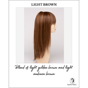 Taryn By Envy in Light Brown-Blend of light golden brown and light auburn brown