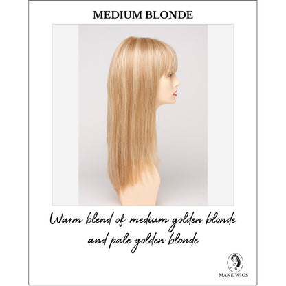 Taryn By Envy in Medium Blonde-Warm blend of medium golden blonde and pale golden blonde