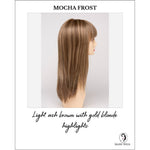 Load image into Gallery viewer, Taryn By Envy in Mocha Frost-Light ash brown with gold blonde highlights
