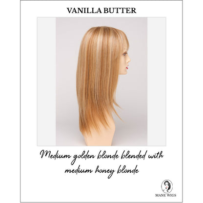 Taryn By Envy in Vanilla Butter-Medium golden blonde blended with medium honey blonde