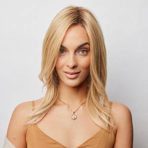 Thea by Amore wig in Moonlight Blonde Root Image 2
