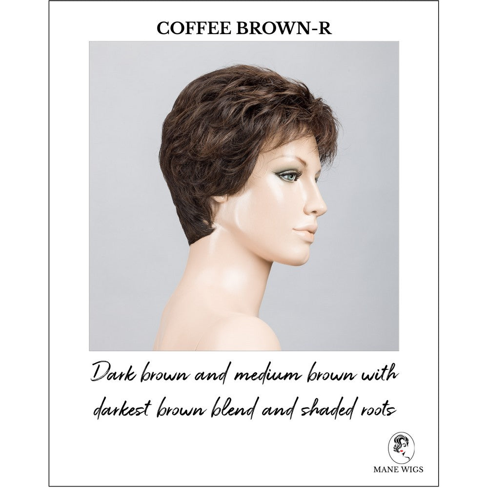 Time Comfort by Ellen Wille in Coffee Brown-R-Dark brown and medium brown with darkest brown blend and shaded roots