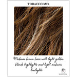 Load image into Gallery viewer, Tobacco Mix-Medium brown base with light golden blonde highlights and light auburn lowlights 
