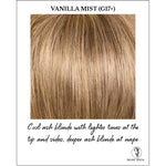 Load image into Gallery viewer, Vanilla Mist (G17+)-Cool ash blonde with lighter tones at the top and sides, deeper ash blonde at nape
