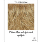 Load image into Gallery viewer, Velvet Cream-Medium blonde with light blonde highlights 
