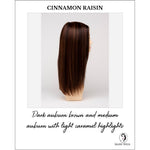 Load image into Gallery viewer, Veronica By Envy in Cinnamon Raisin-Dark auburn brown and medium auburn with light caramel highlights
