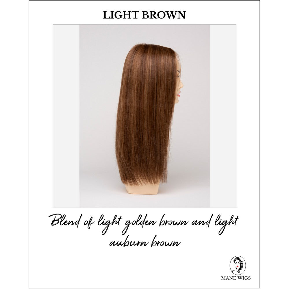 Veronica By Envy in Light Brown-Blend of light golden brown and light auburn brown