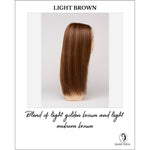 Load image into Gallery viewer, Veronica By Envy in Light Brown-Blend of light golden brown and light auburn brown
