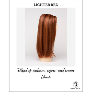 Veronica By Envy in Lighter Red-Blend of auburn, copper, and warm blonde