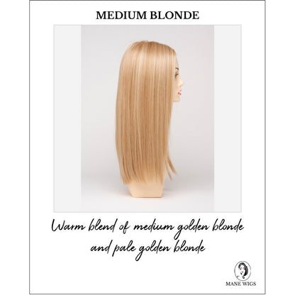 Veronica By Envy in Medium Blonde-Warm blend of medium golden blonde and pale golden blonde