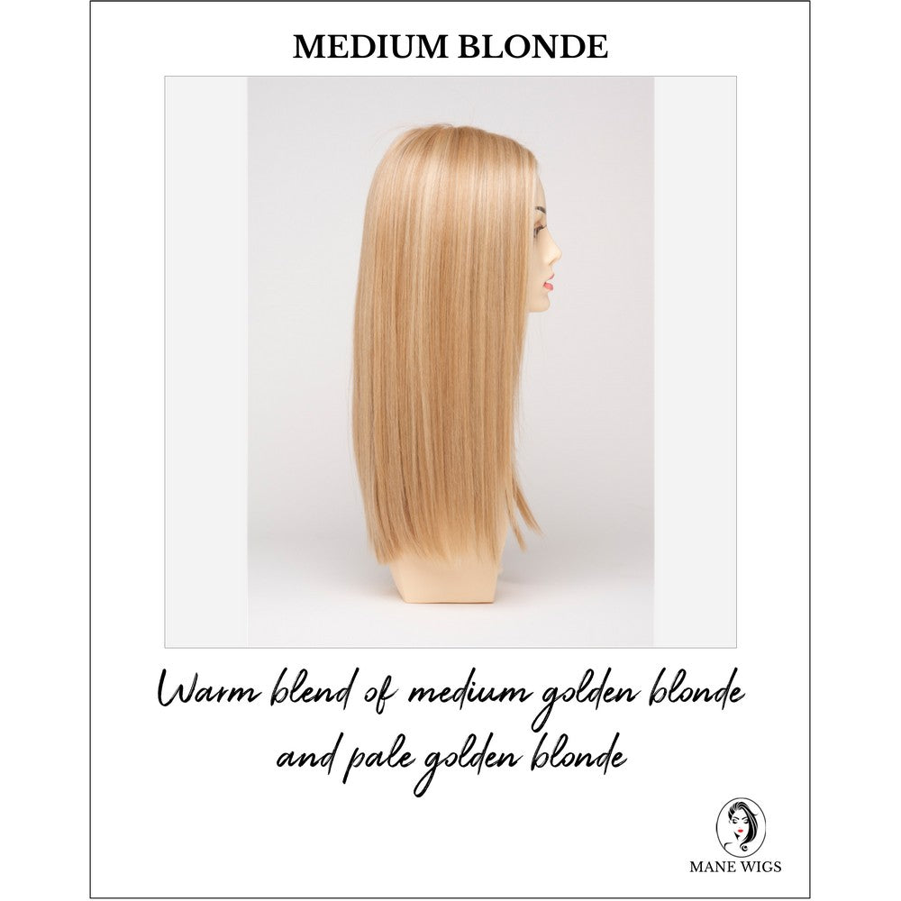 Veronica By Envy in Medium Blonde-Warm blend of medium golden blonde and pale golden blonde