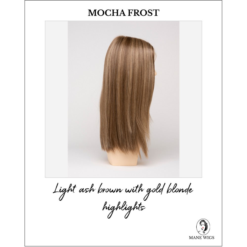 Veronica By Envy in Mocha Frost-Light ash brown with gold blonde highlights