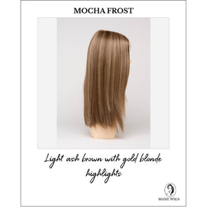 Veronica By Envy in Mocha Frost-Light ash brown with gold blonde highlights