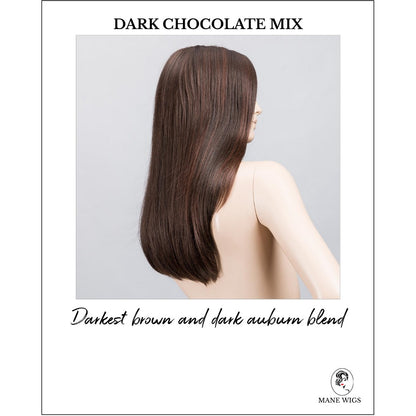 Vita wig by Ellen Wille in Dark Chocolate Mix-Darkest brown and dark auburn blend
