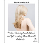 Load image into Gallery viewer, Voice wig by Ellen Wille in Sandy Blonde-R-Medium blonde, light neutral blonde, and light strawberry blonde blend with shaded roots
