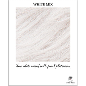 White Mix-Pure white mixed with pearl platinum