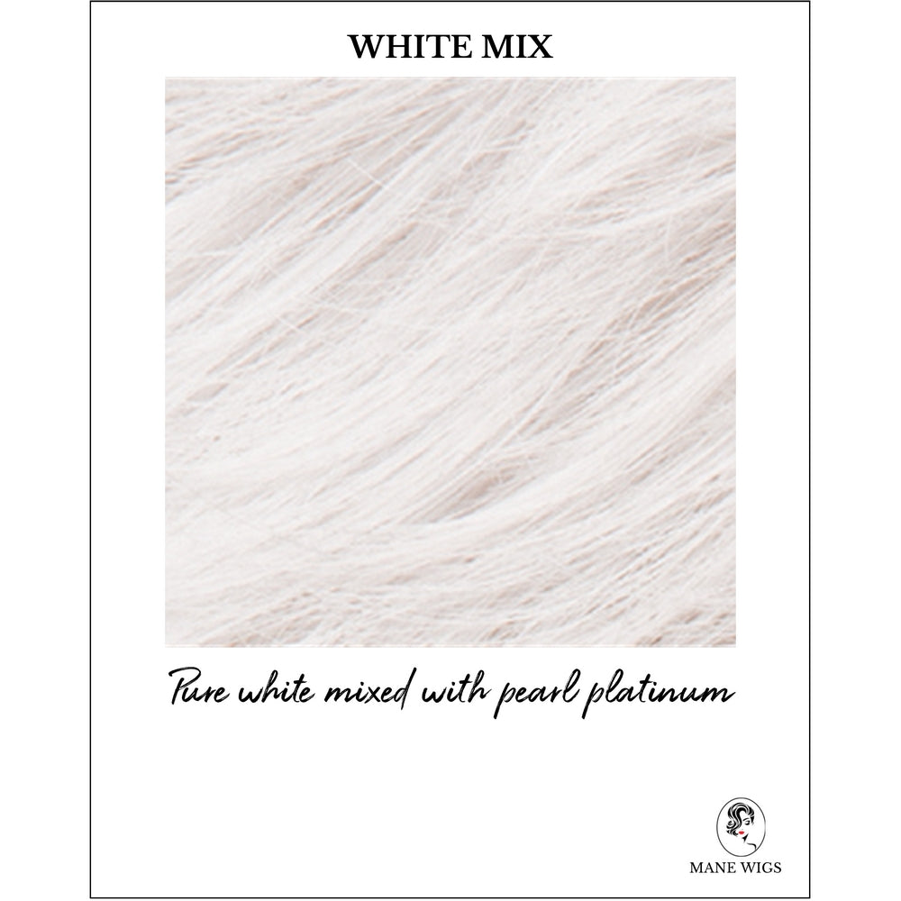 White Mix-Pure white mixed with pearl platinum