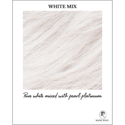 White Mix-Pure white mixed with pearl platinum