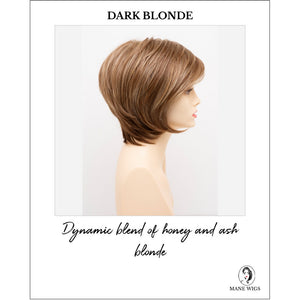 Whitney By Envy in Dark Blonde-Dynamic blend of honey and ash blonde